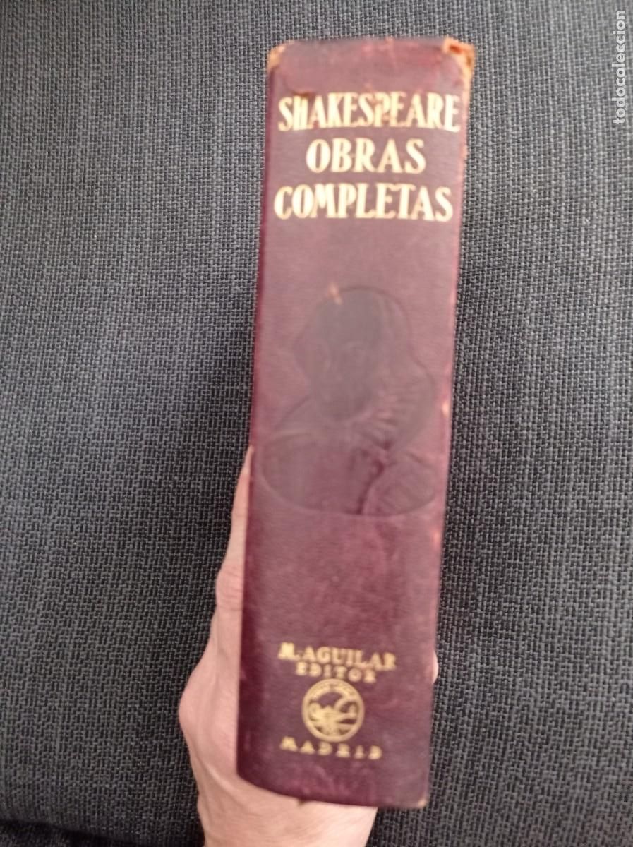 Libros de segunda mano: Libro Obras completas de William Shakespeare. M. Aguilar 1941. - Foto 2