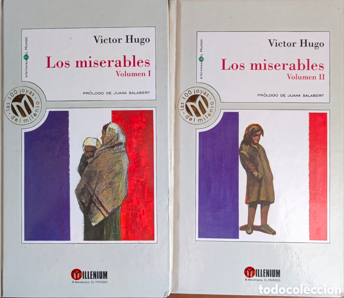 Libros de segunda mano: Los miserables, 2 TOMOS. Victor Hugo. - Foto 1