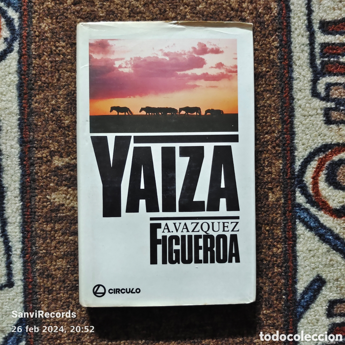 Libros de segunda mano: YAIZA (ALBERTO V&Aacute;ZQUEZ-FIGUEROA) (C&Iacute;RCULO DE LECTORES) - Foto 1