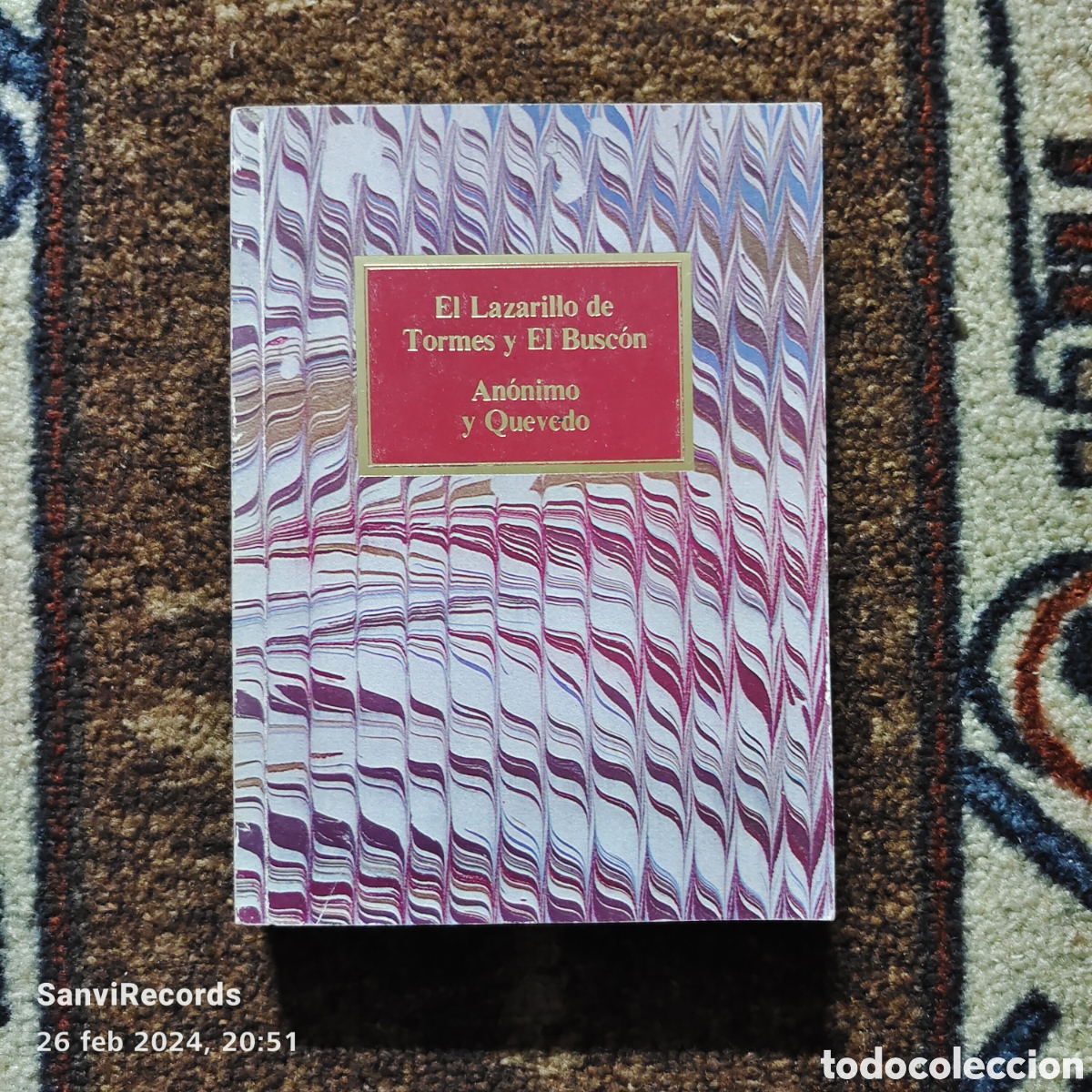 Libros de segunda mano: EL LAZARILLO DE TORMES Y EL BUSC&Oacute;N (AN&Oacute;NIMO Y QUEVEDO) - Foto 1