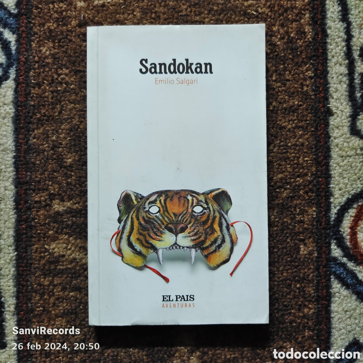 Libros de segunda mano: SANDOKAN (EMILIO SALGARI) (EL PA&Iacute;S, AVENTURAS) - Foto 1