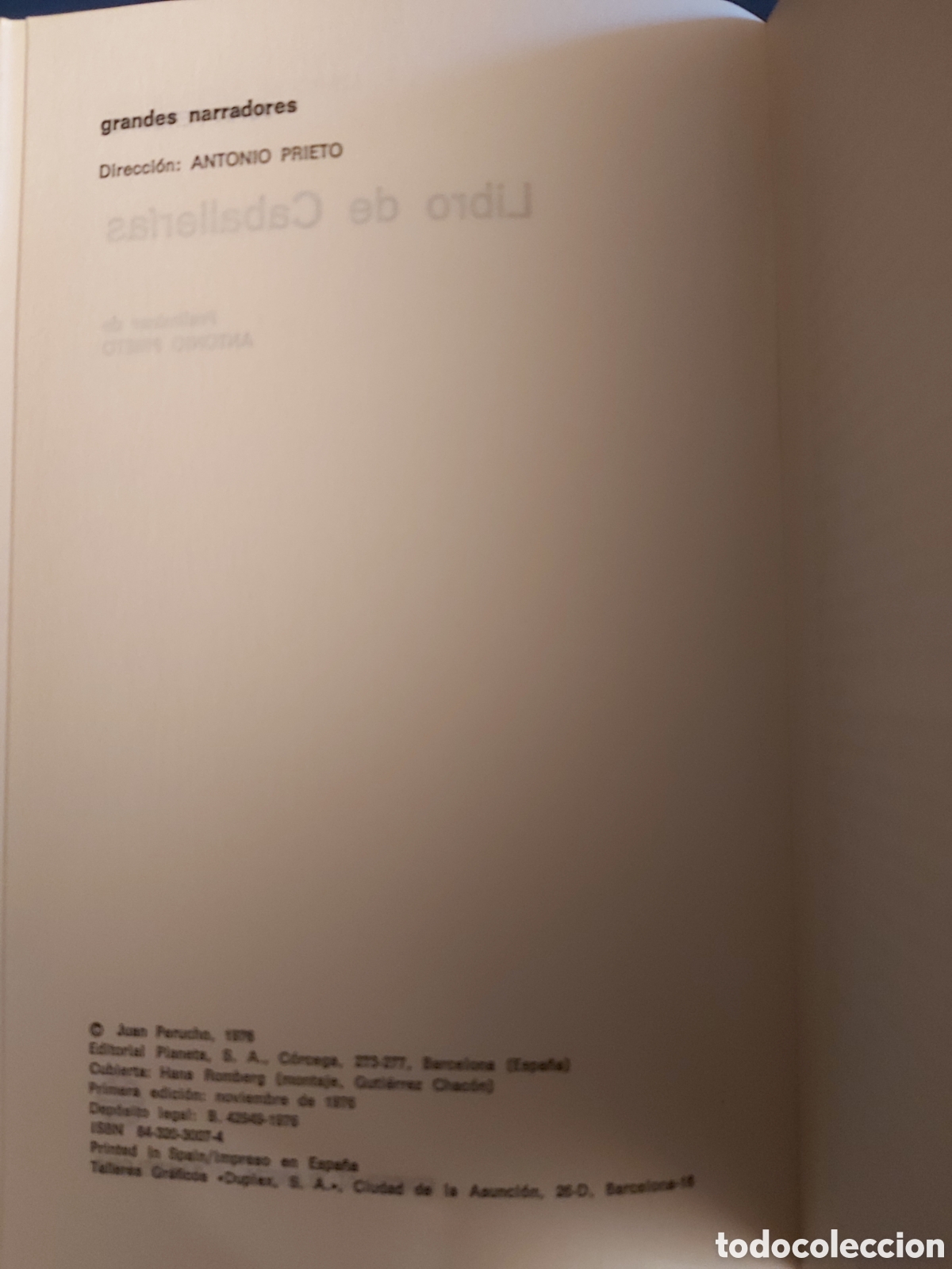 Libros de segunda mano: LIBRO DE CABALLER&Iacute;AS $ JUAN PERUCHO $ PLANETA $ 1976 - Foto 4