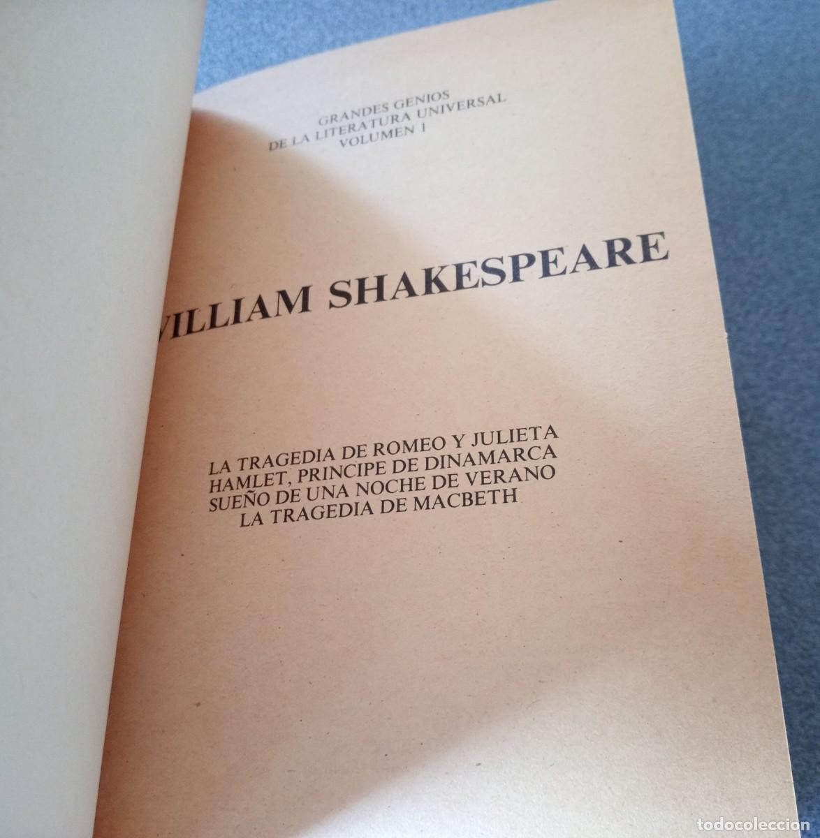 Libros de segunda mano: Tragedias Shakespeare - Foto 3