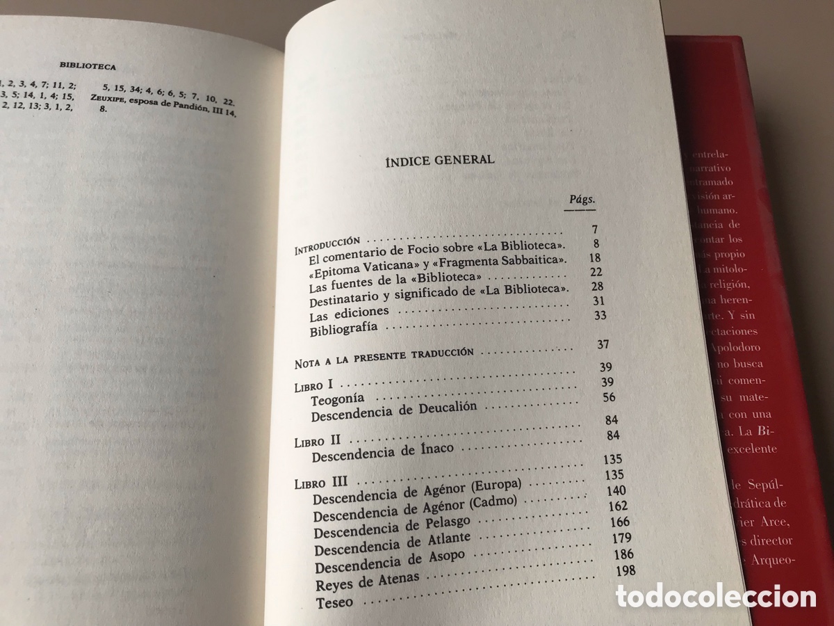 Libros de segunda mano: Apolodoro. Biblioteca. Biblioteca cl&aacute;sica. Gredos. - Foto 3