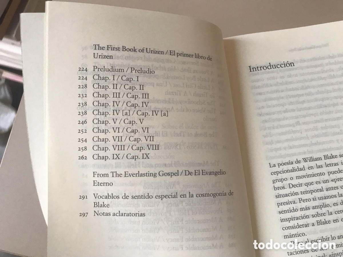Libros de segunda mano: William Blake. Antolog&iacute;a biling&uuml;e. Alianza editorial. Como nuevo - Foto 6