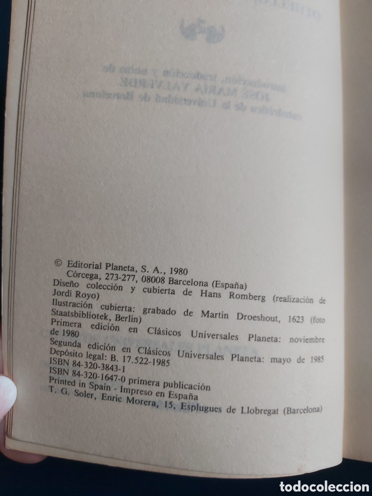 Libros de segunda mano: EL REY LEAR / OTHELLO # SHAKESPEARE # PLANETA 1983 - Foto 4