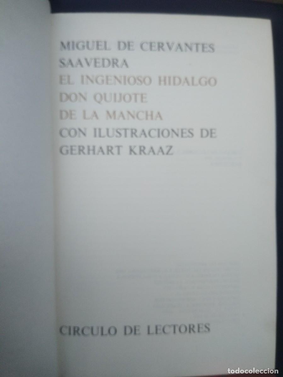 Libros de segunda mano: Libro Cervantes Don Quijote de la Mancha - Foto 7