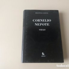 Libros de segunda mano: CORNELIO NEPOTE. VIDAS. BIBLIOTECA CLÁSICA. GREDOS 2016