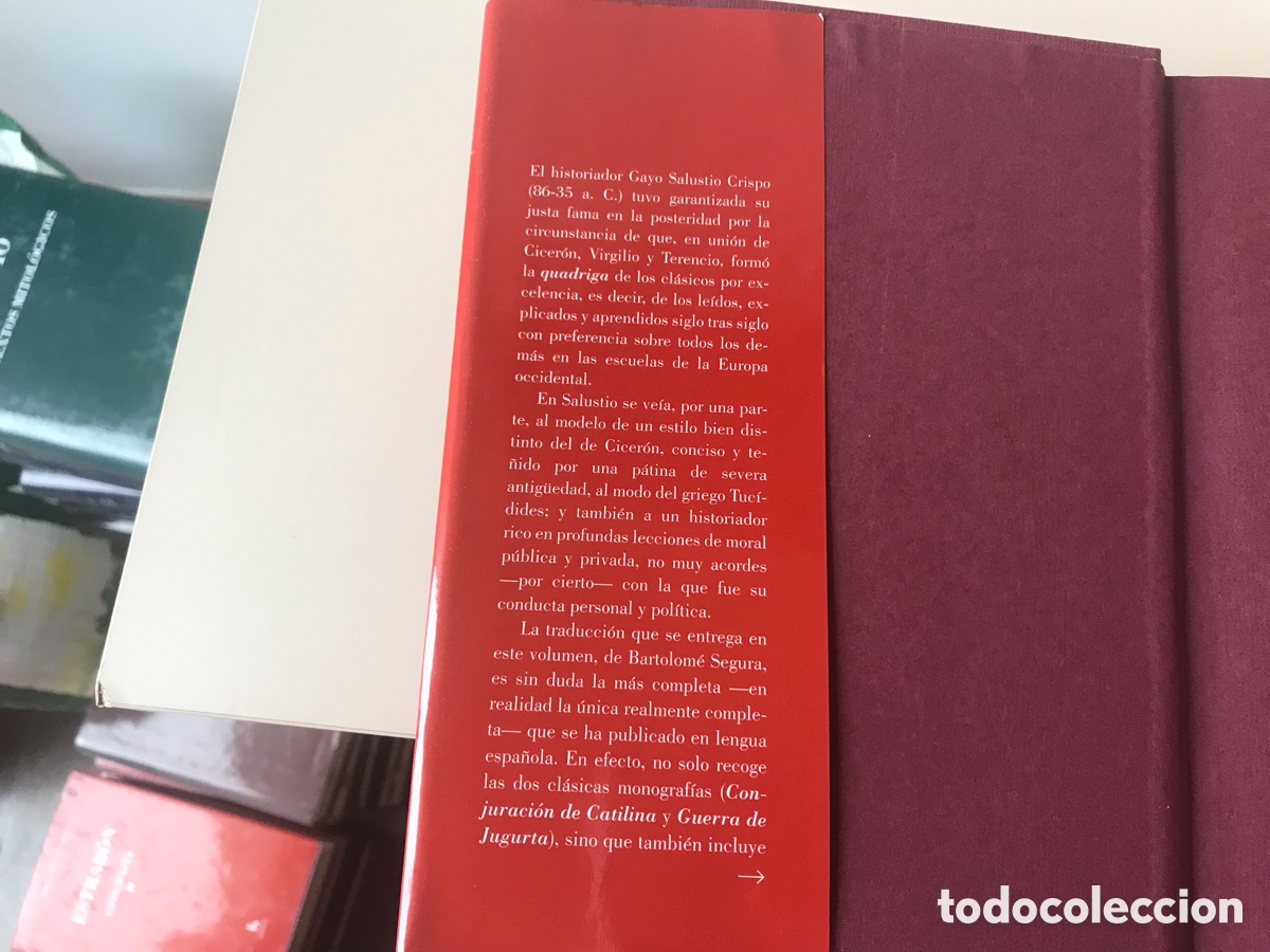 Libros de segunda mano: Salustiano. Catilina. Jugurta. Gredos 2016 - Foto 3