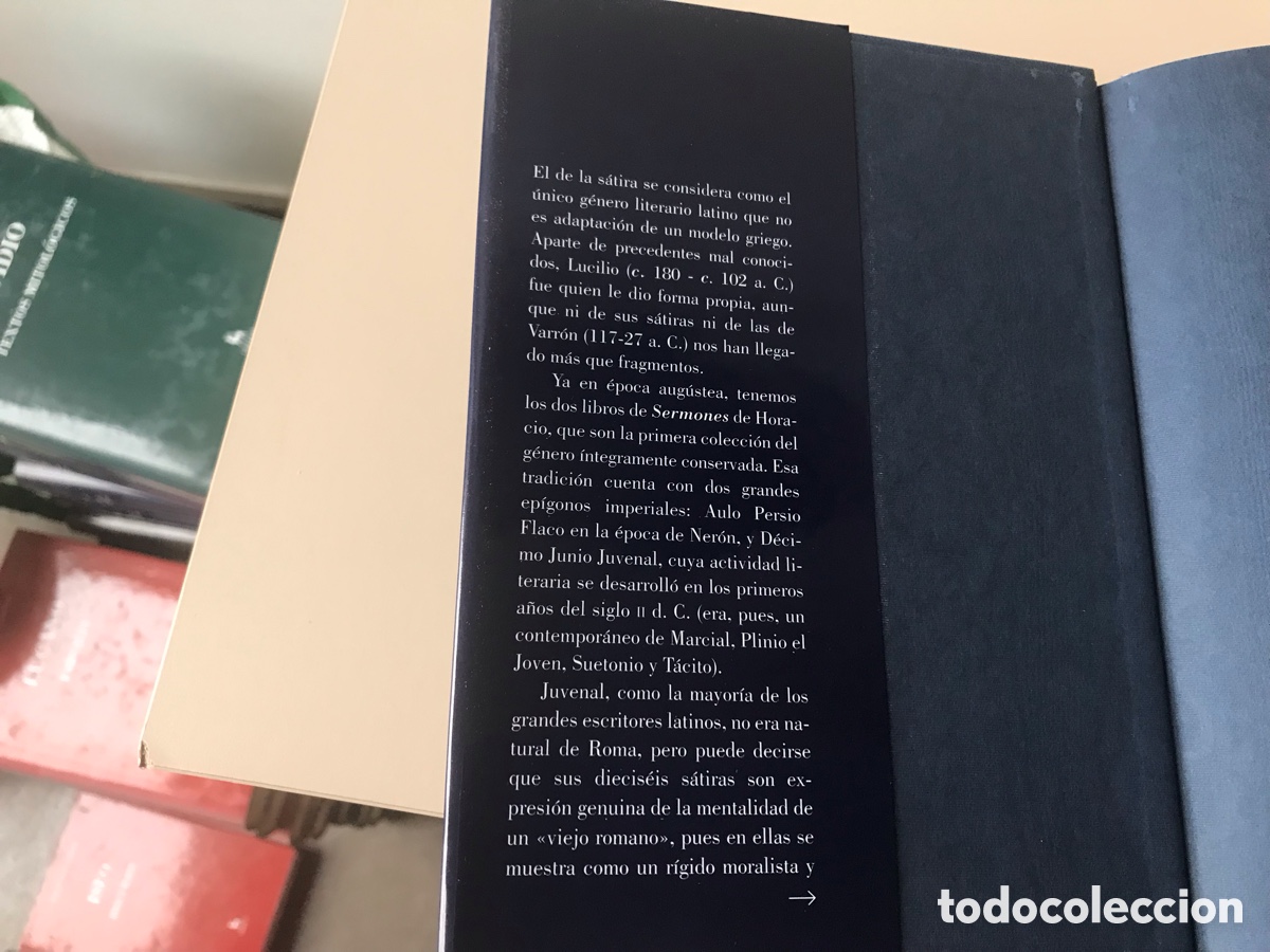 Libros de segunda mano: Juvenal. Persio. S&aacute;tiras. Biblioteca cl&aacute;sica. Gredos 2016 - Foto 3