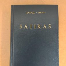 Libros de segunda mano: SÁTIRAS / JUVENAL-PERSIO / 1991. BIBLIOTECA CLÁSICA GREDOS