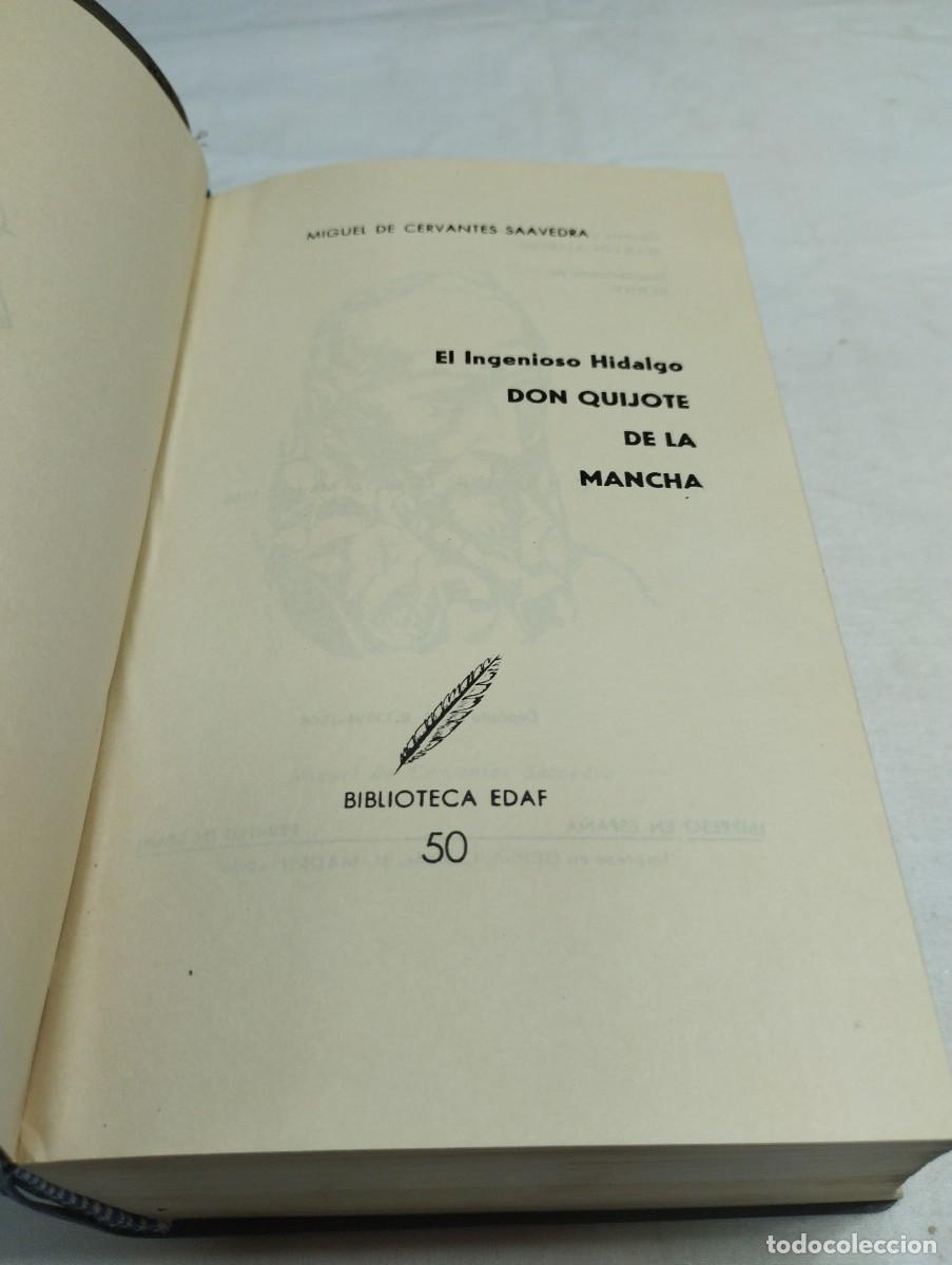Libros de segunda mano: Don Quijote de la Mancha. Cervantes, editorial E.D.A.F, 1966 - Foto 2