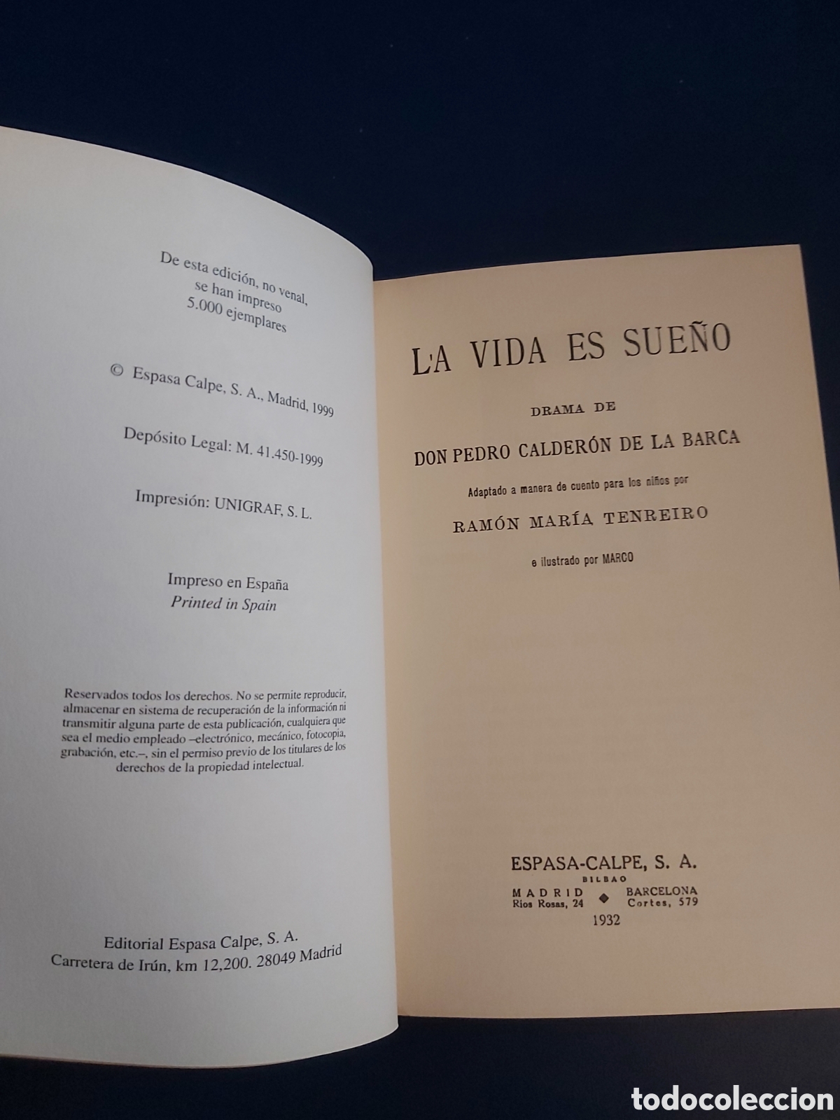 Libros de segunda mano: LA VIDA ES SUE&Ntilde;O # CALDER&Oacute;N DE LA BARCA # BIBLIOTECA JUVENTUD FACS&Iacute;MIL 2000 - Foto 5