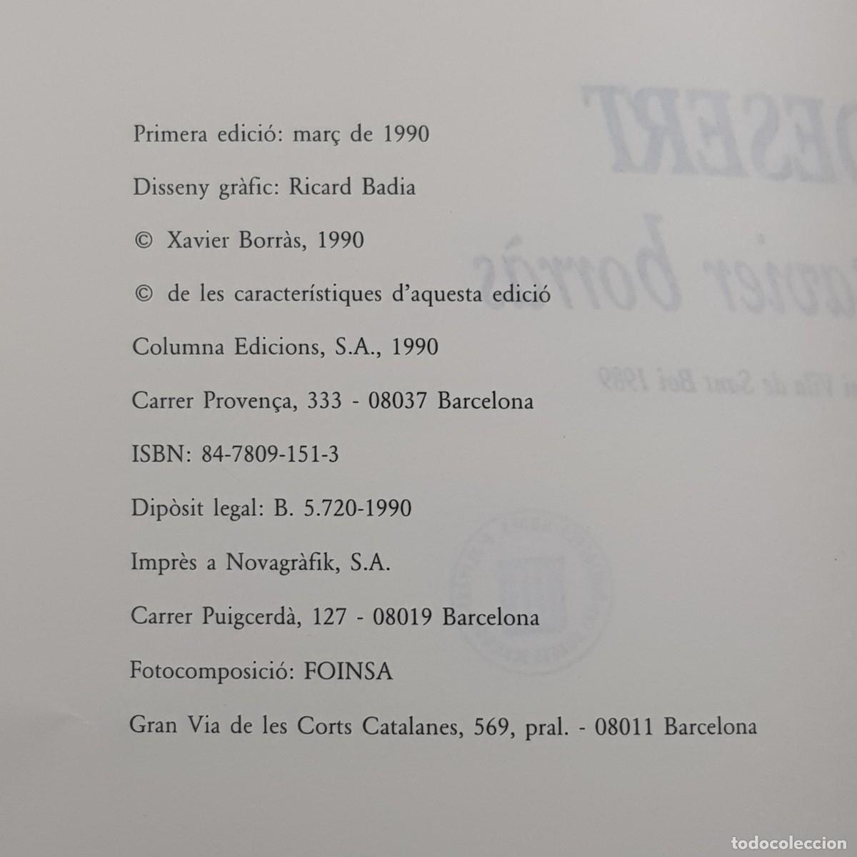 Libros de segunda mano: DESERT - XAVIER BORR&Agrave;S - COLUMNA / CAA 165 - Foto 4