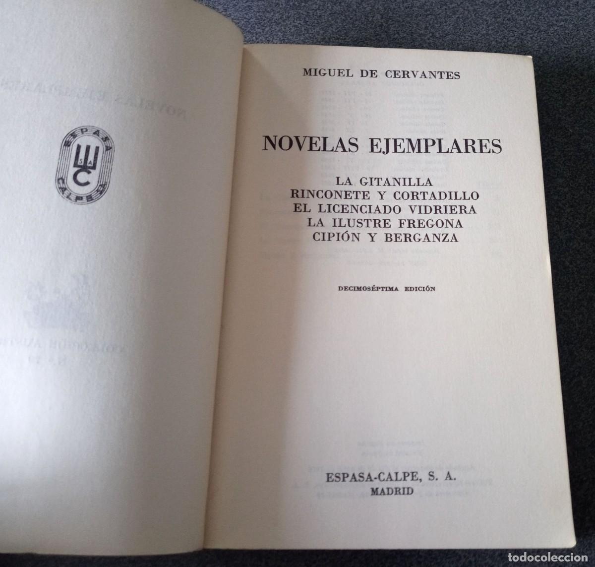 Libros de segunda mano: Novelas Ejemplares Miguel De Cervantes - Foto 3