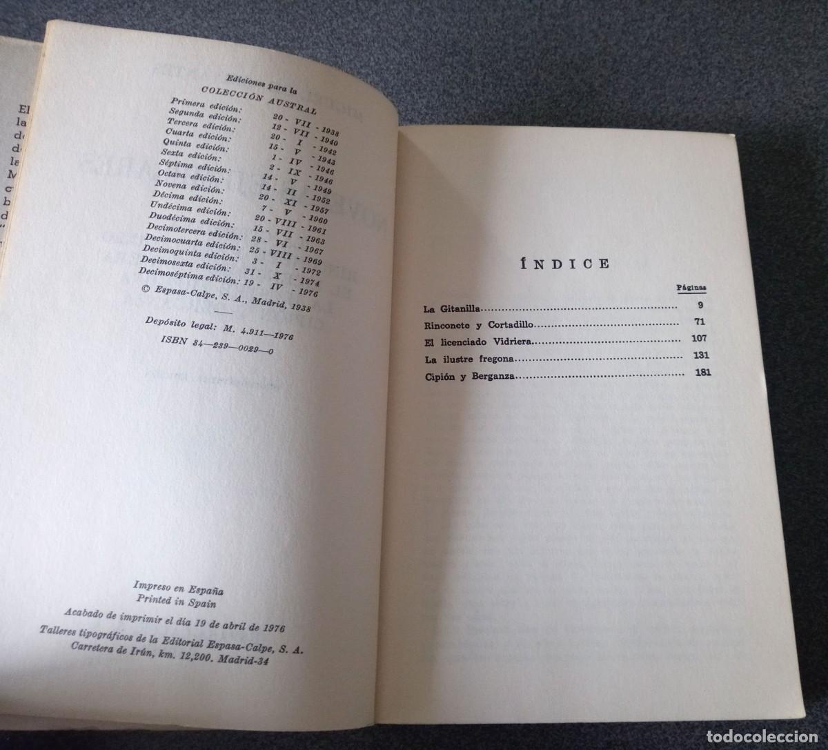 Libros de segunda mano: Novelas Ejemplares Miguel De Cervantes - Foto 4