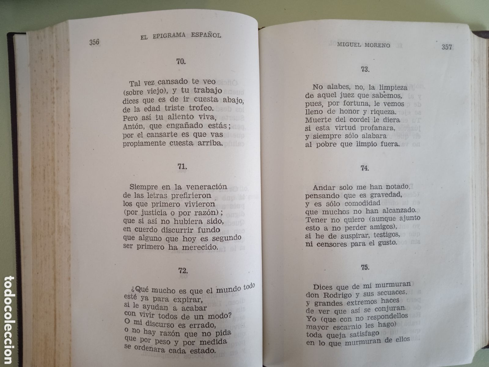 Libros de segunda mano: El Epigrama Espa&ntilde;ol. - Foto 9