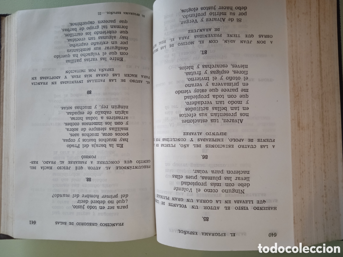 Libros de segunda mano: El Epigrama Espa&ntilde;ol. - Foto 11