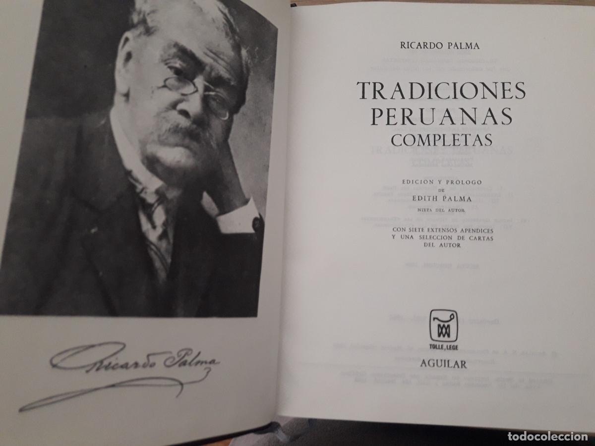 Libros de segunda mano: Ricardo Palma. Tradiciones Peruanas completas. Aguilar - Foto 2