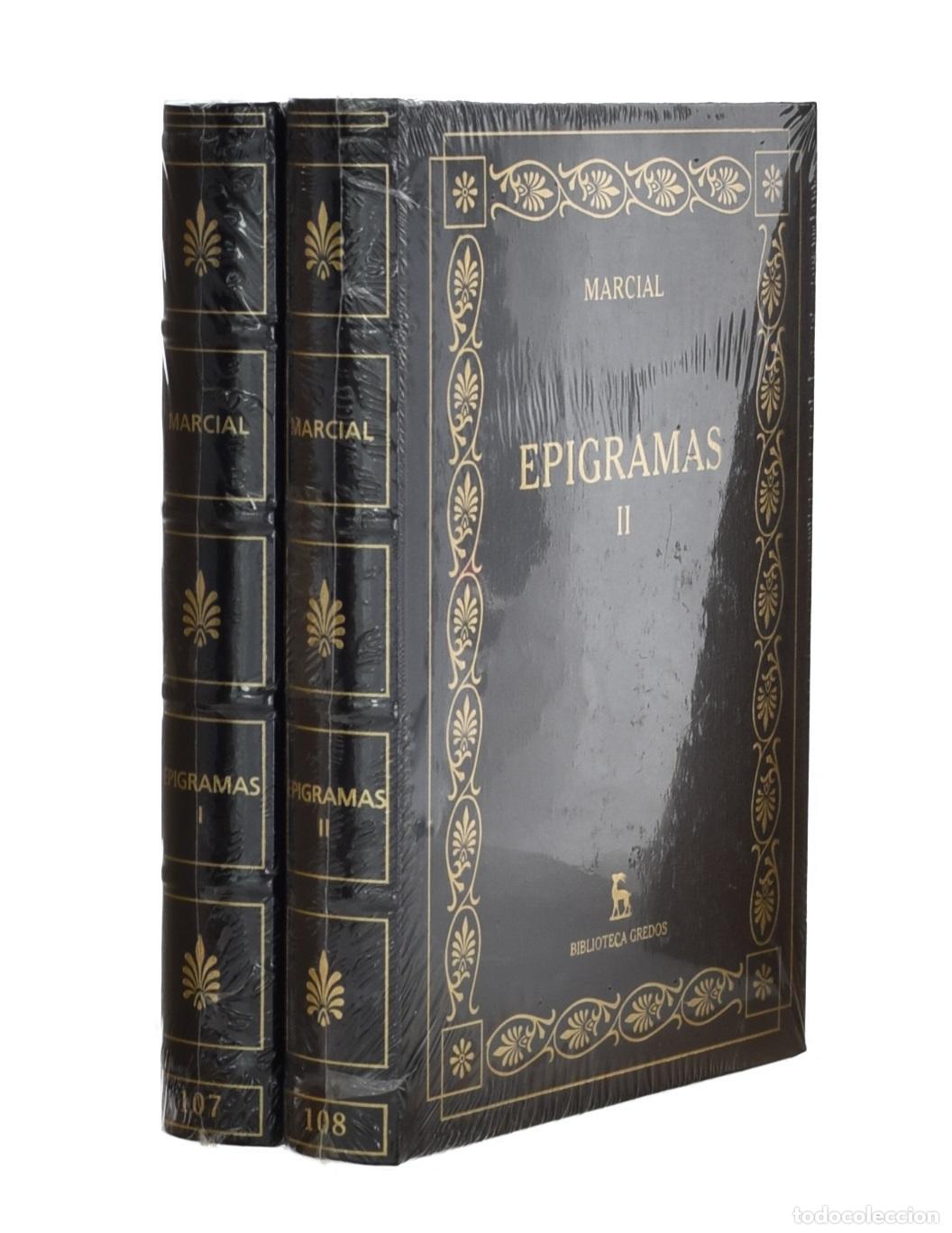 Libros de segunda mano: EPIGRAMAS, I-II (EDICI&Oacute;N COMPLETA EN 2 TOMOS) - MARCIAL - Foto 1