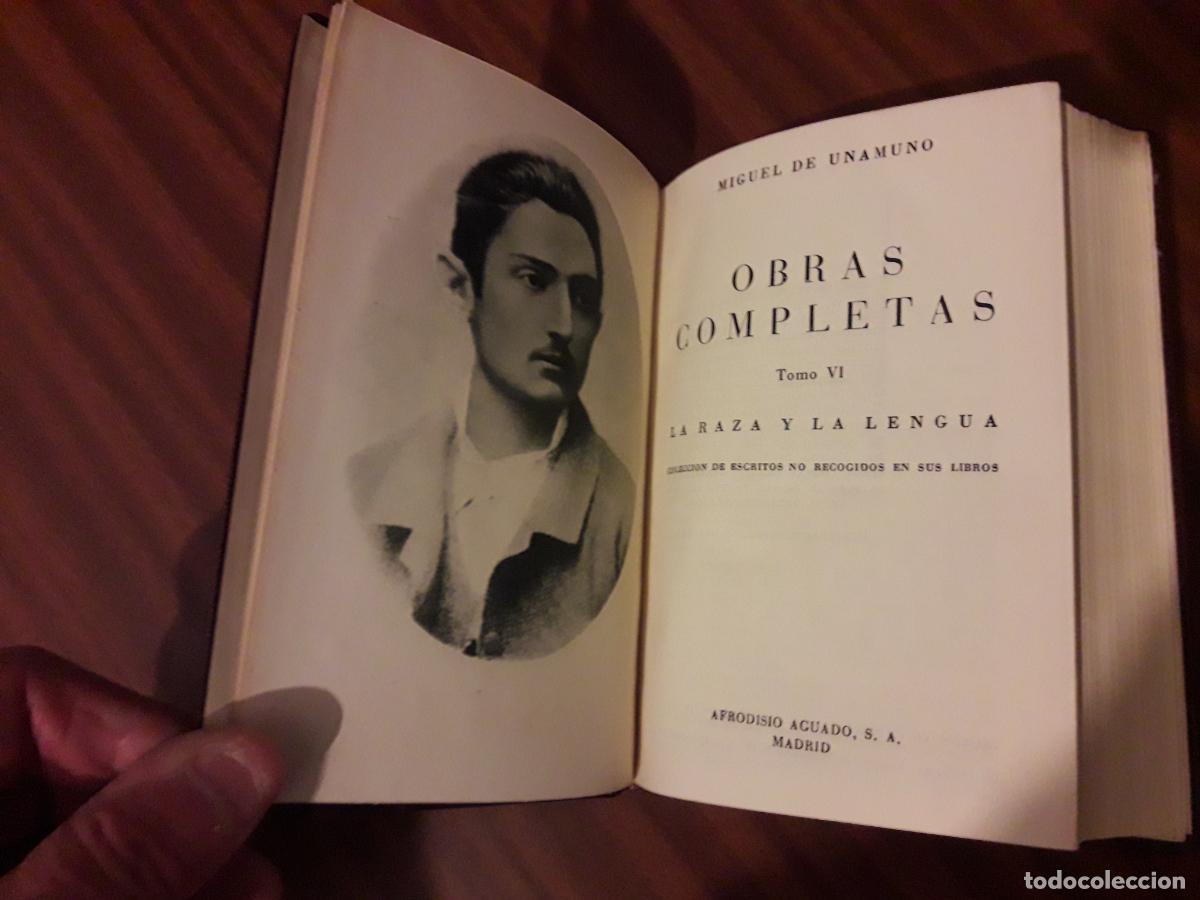 Libros de segunda mano: Miguel de Unamuno. Obras completas VI - Foto 2