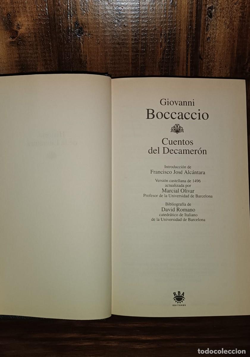 Libros de segunda mano: &rdquo;Cuentos del Decamer&oacute;n&rdquo;. Giovanni Boccaccio. - Foto 3