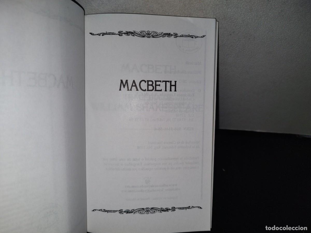 Libros de segunda mano: 98- WILLIAM SHAKESPEARE. MACBETH - Foto 4