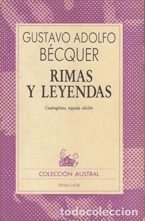 Libros de segunda mano: RIMAS Y LEYENDAS (AUSTRAL 3) - B&Eacute;CQUER, GUSTAVO ADOLFO - Foto 1