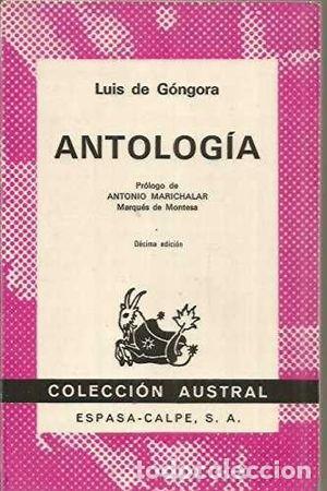 Libros de segunda mano: ANTOLOG&Iacute;A (AUSTRAL 75) - G&Oacute;NGORA Y ARGOTE, LUIS DE - Foto 1