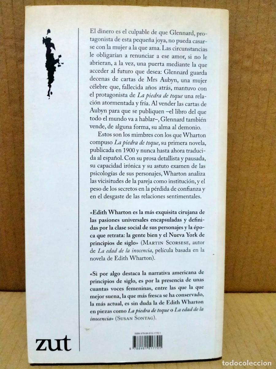 Libros de segunda mano: EDITH WHARTON. LA PIEDRA DE TOQUE .ZUT - Foto 3