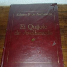 Libros de segunda mano: EL QUIJOTE DE AVELLANEDA - ALFONSO F. DE AVELLANEDA