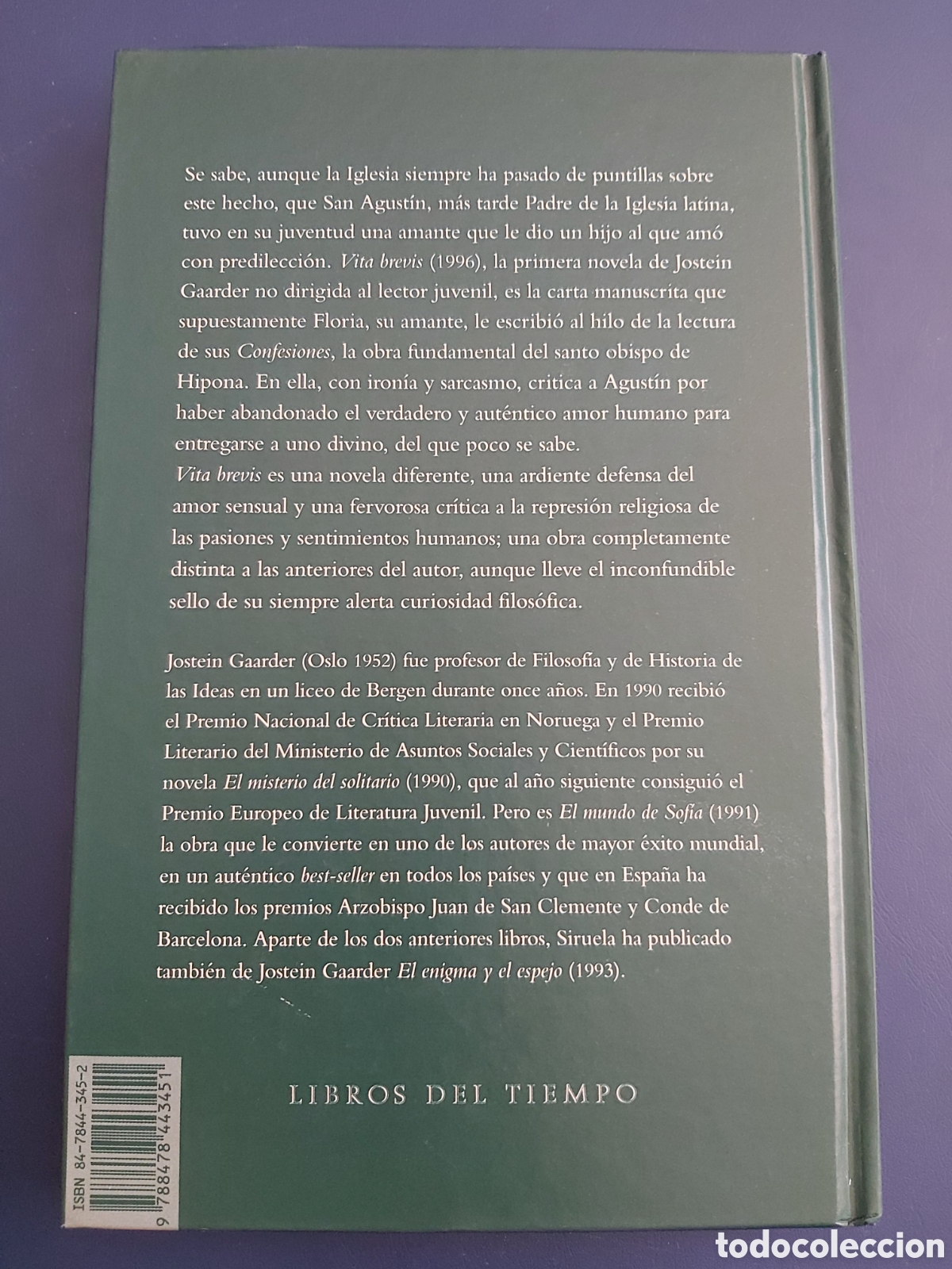 Libros de segunda mano: VITA BREVIS JOSTEIN GAARDER SIRUELA 1997 - Foto 6