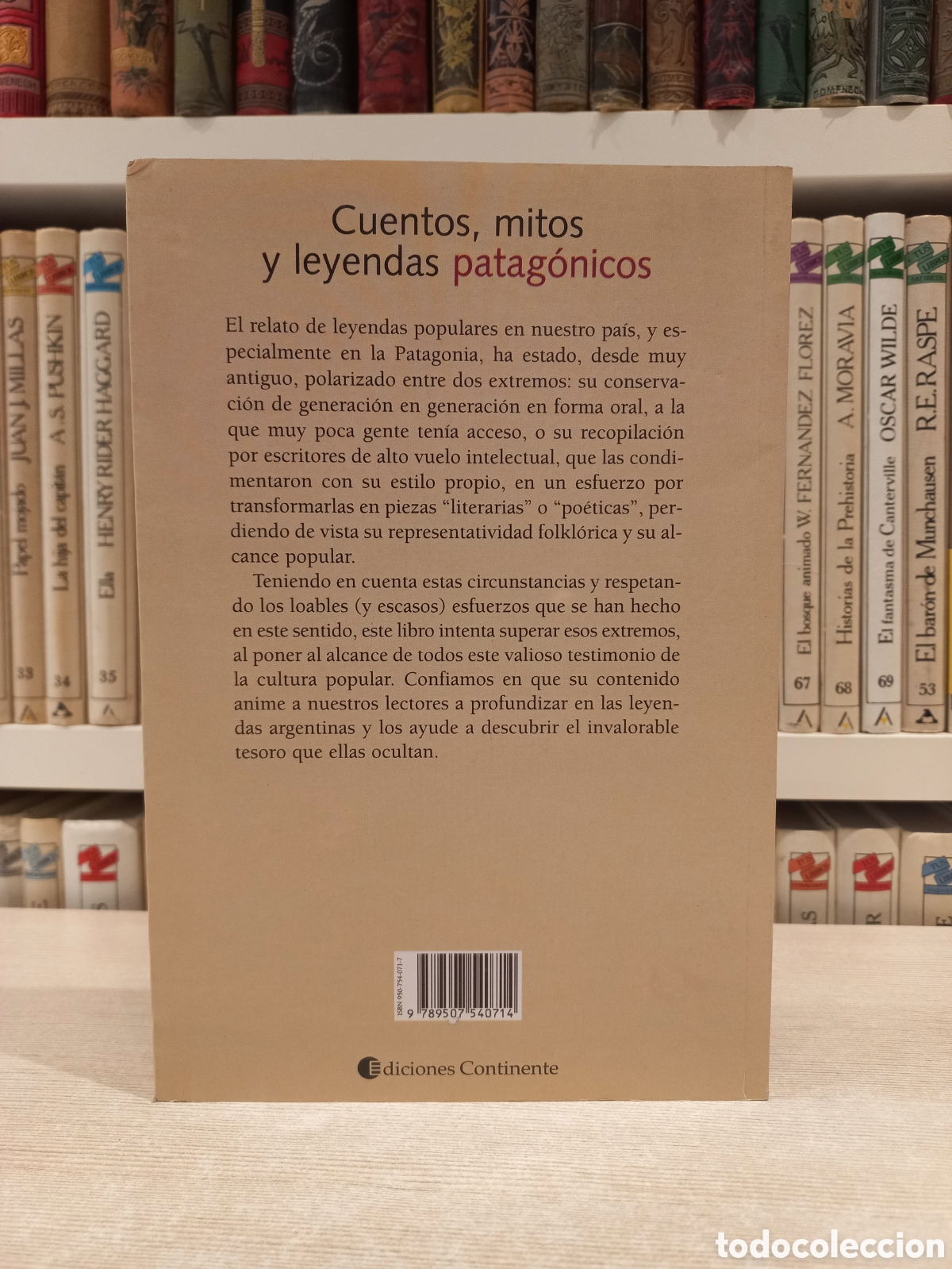 Libros de segunda mano: Cuentos, Mitos y leyendas patag&oacute;nicos. Ediciones Continente, 2004. Ilustrado. - Foto 3