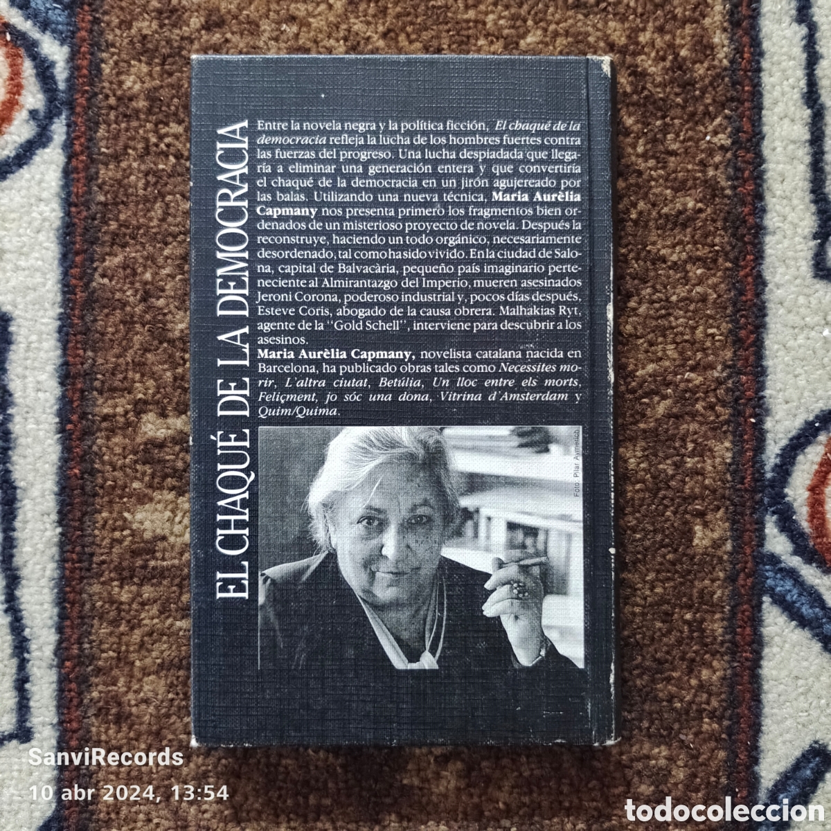 Libros de segunda mano: EL CHAQU&Eacute; DE LA DEMOCRACIA (MAR&Iacute;A AURELIA CAPMANY) - Foto 2