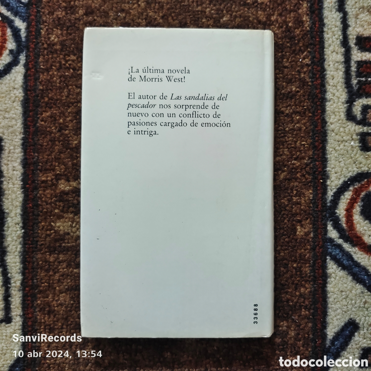 Libros de segunda mano: DIOS SALVE SU ALMA (MORRIS WEST) (C&Iacute;RCULO DE LECTORES) - Foto 2