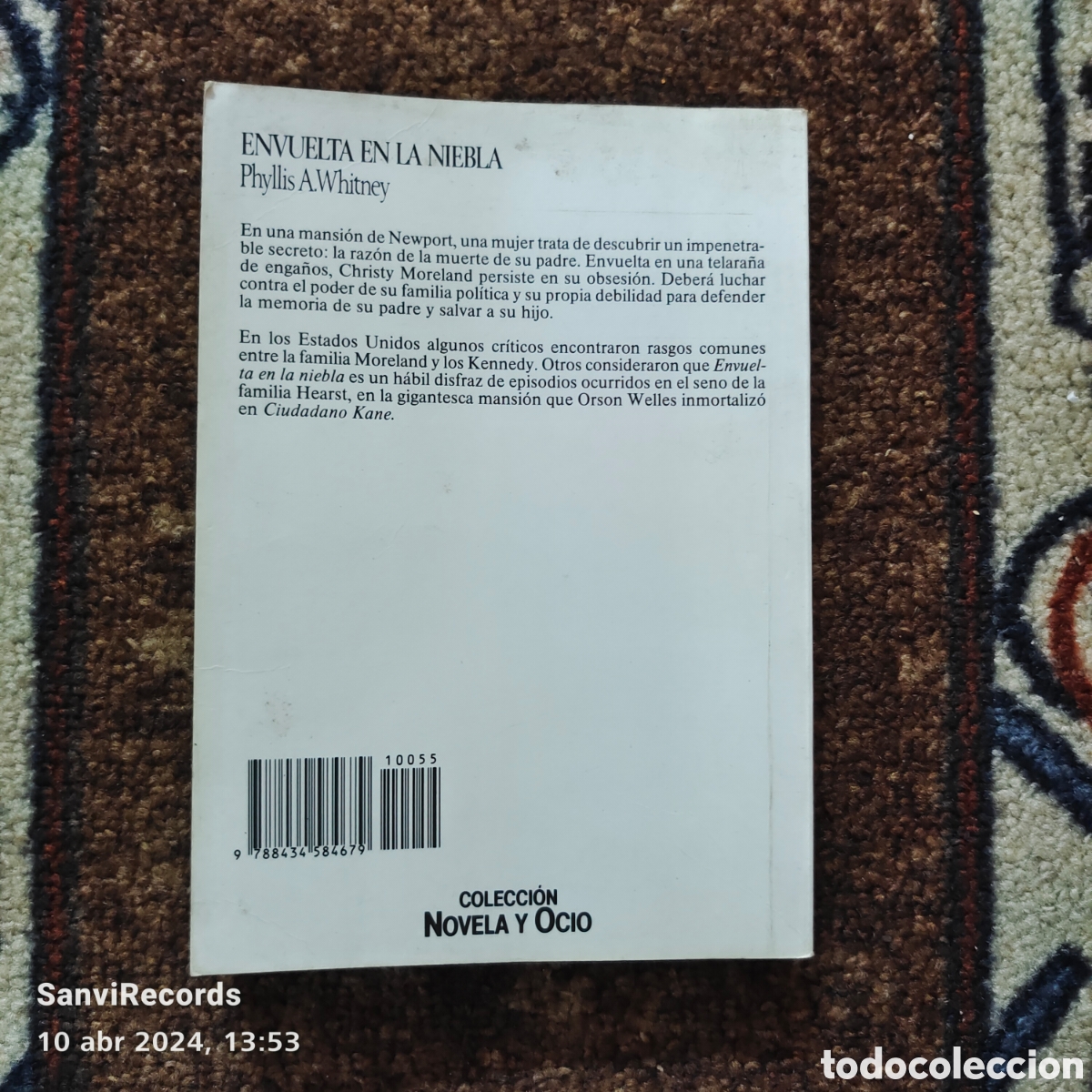 Libros de segunda mano: ENVUELTA EN LA NIEBLA (PHYLLIS A. WHITNEY) (NOVELA Y OCIO) - Foto 2