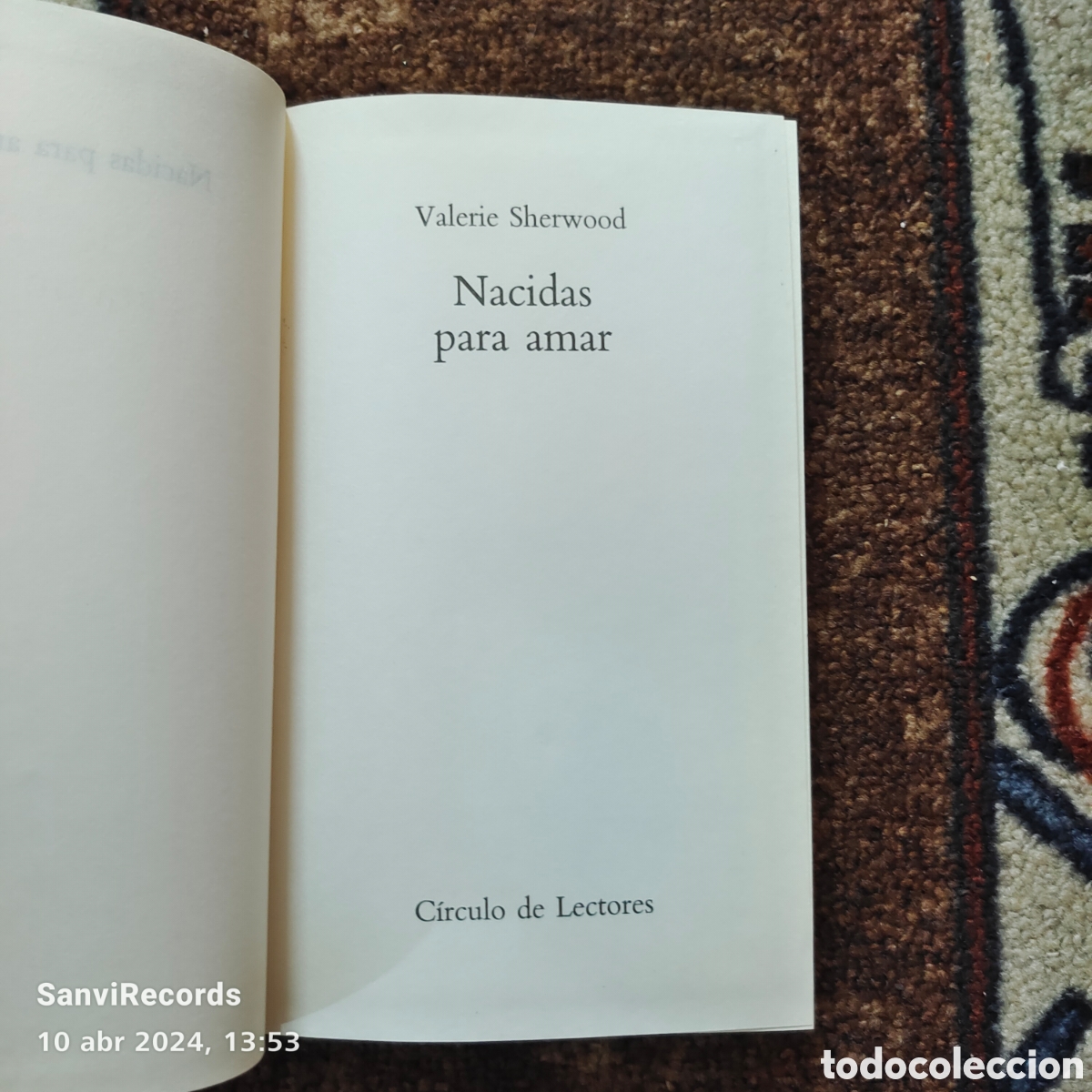 Libros de segunda mano: NACIDAS PARA AMAR (VALERIE SHERWOORD) (C&Iacute;RCULO DE LECTORES) - Foto 2