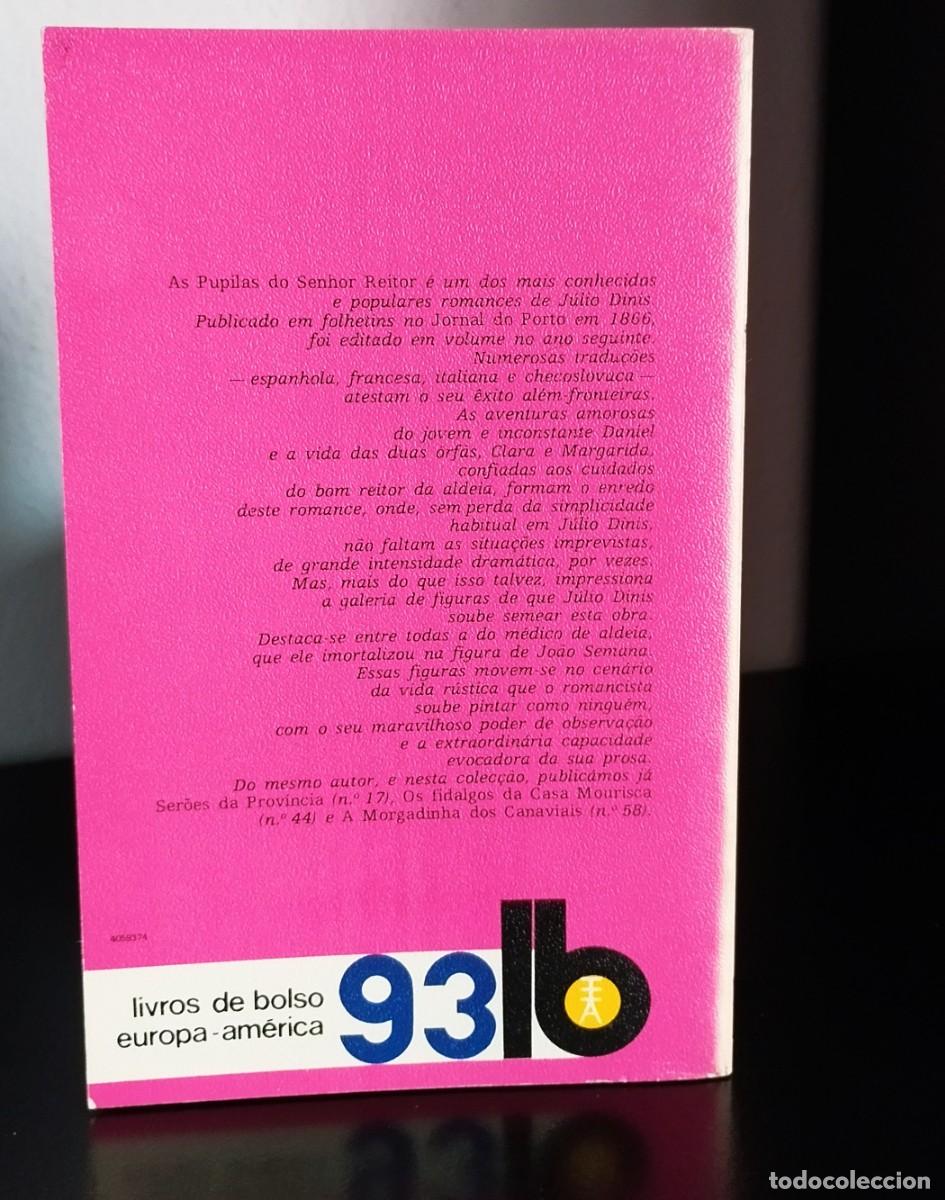 Libros de segunda mano: As Pupilas do Senhor Reitor de J&uacute;lio Dinis - Foto 2