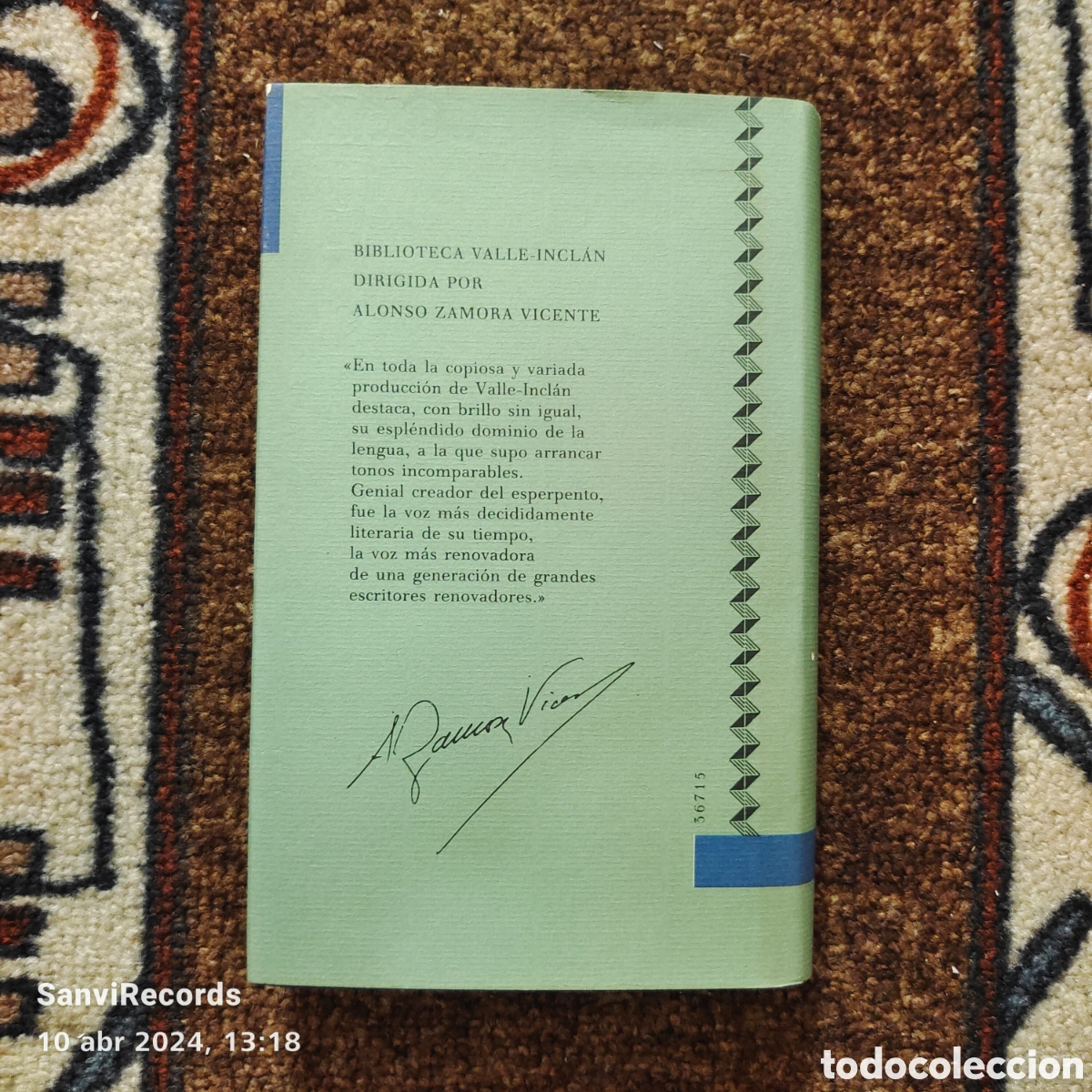 Libros de segunda mano: TIRANO BANDERAS (RAM&Oacute;N DEL VALLE-INCL&Aacute;N) (C&Iacute;RCULO DE LECTORES) - Foto 2