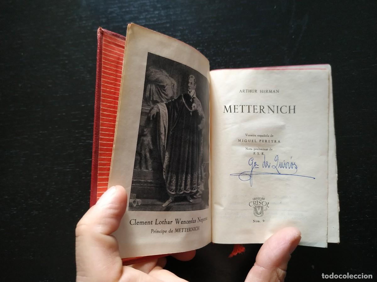 Libros de segunda mano: Metternich - Arthur Hermann. Crisol. Aguilar - Foto 5