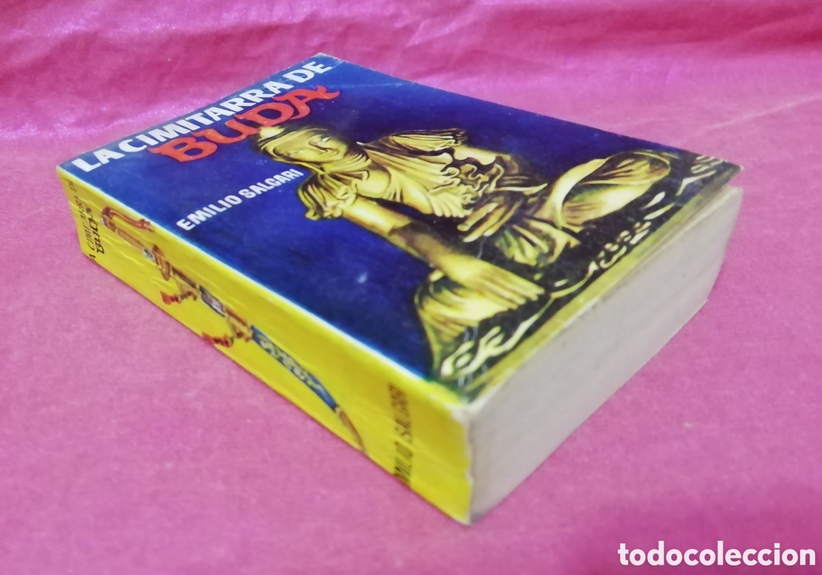 Libros de segunda mano: Enciclopedia Pulga n&deg;126 - La Cimitarra de Buda - Emilio Salgari - Foto 3