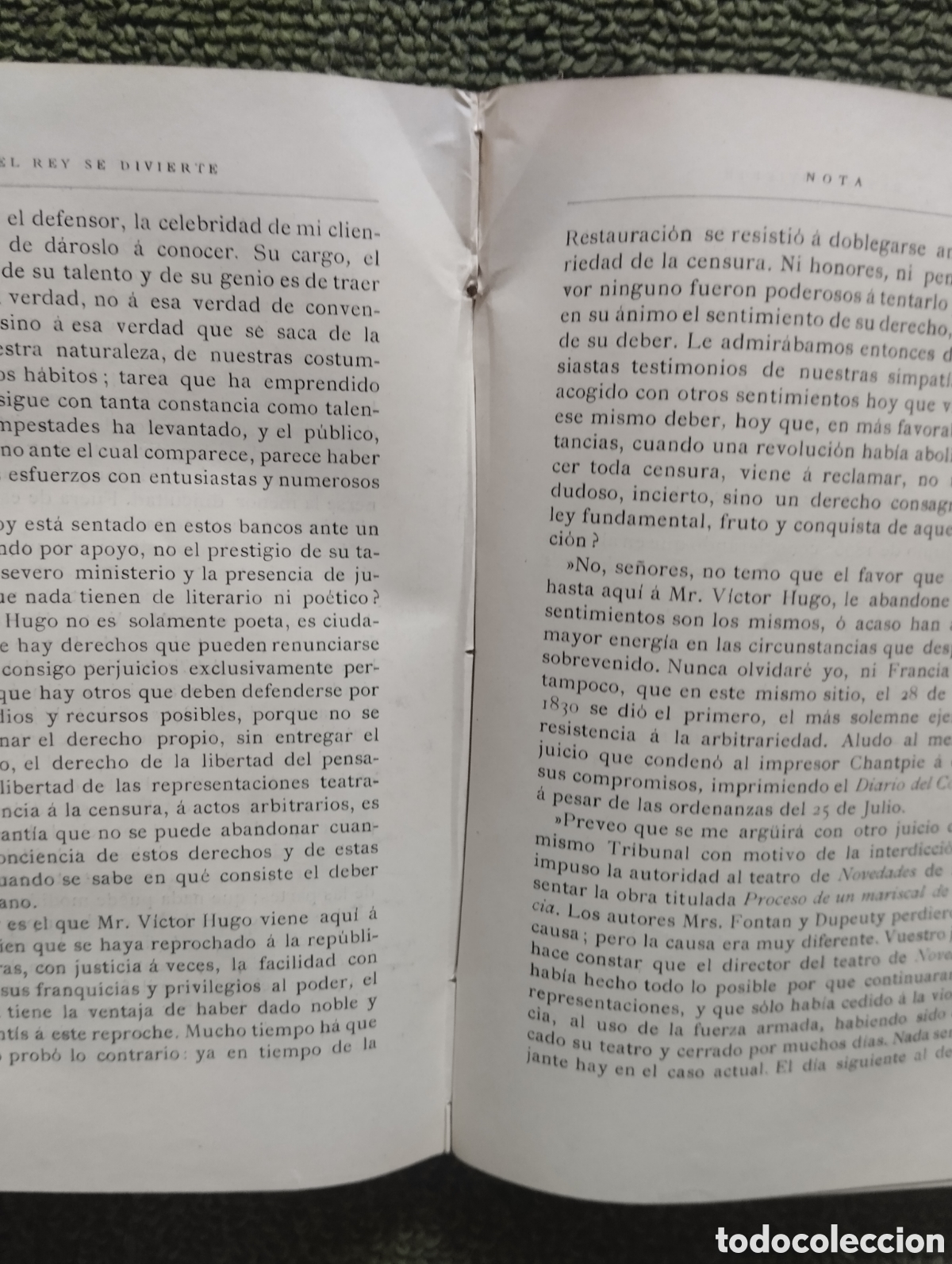 Libros de segunda mano: Dramas de V&iacute;ctor Hugo, 1884, versi&oacute;n castellana Cecilio Navarro - Foto 2