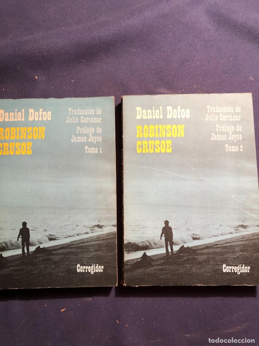 Libros de segunda mano: DANIEL DEFOE: - VIDA Y EXTRA&Ntilde;AS AVENTURAS DE ROBINSON CRUSOE... - (2 TOMOS) (1973) - Foto 1