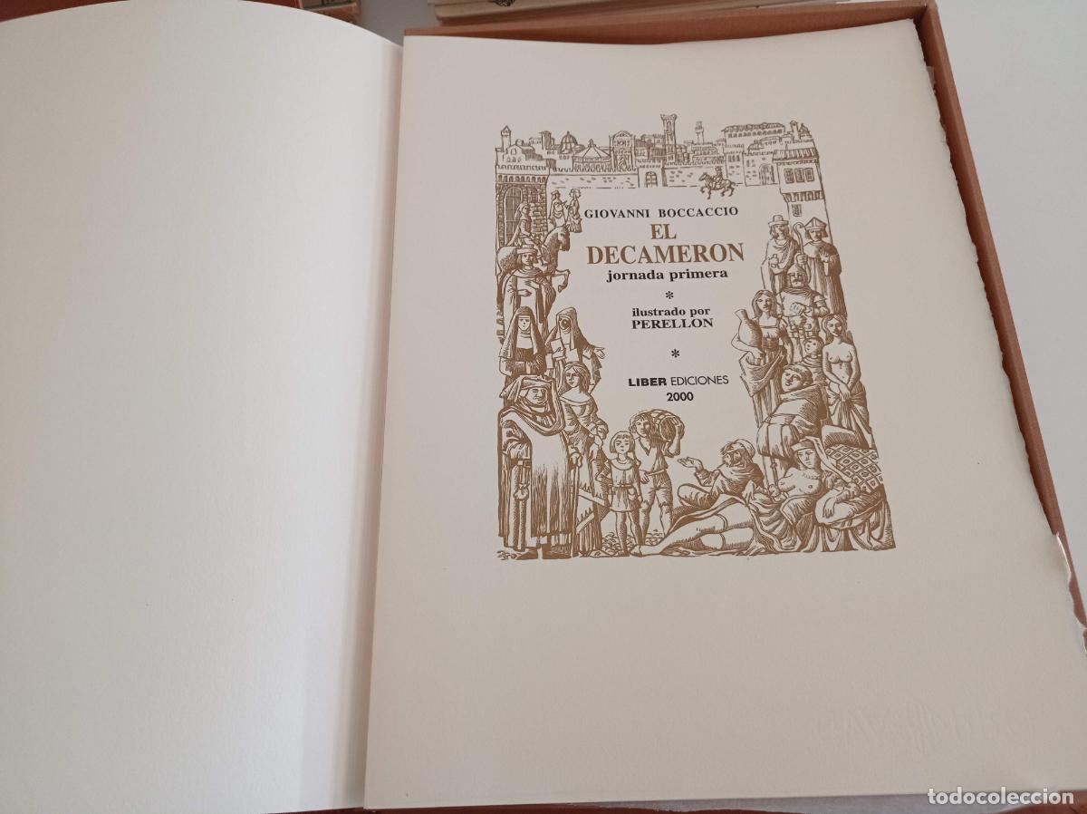 Libros de segunda mano: 2000 - BOCCACCIO. EL DECAMERON PRIMERA JORNADA - LIBER EDICIONES, PERELL&Oacute;N - Foto 3