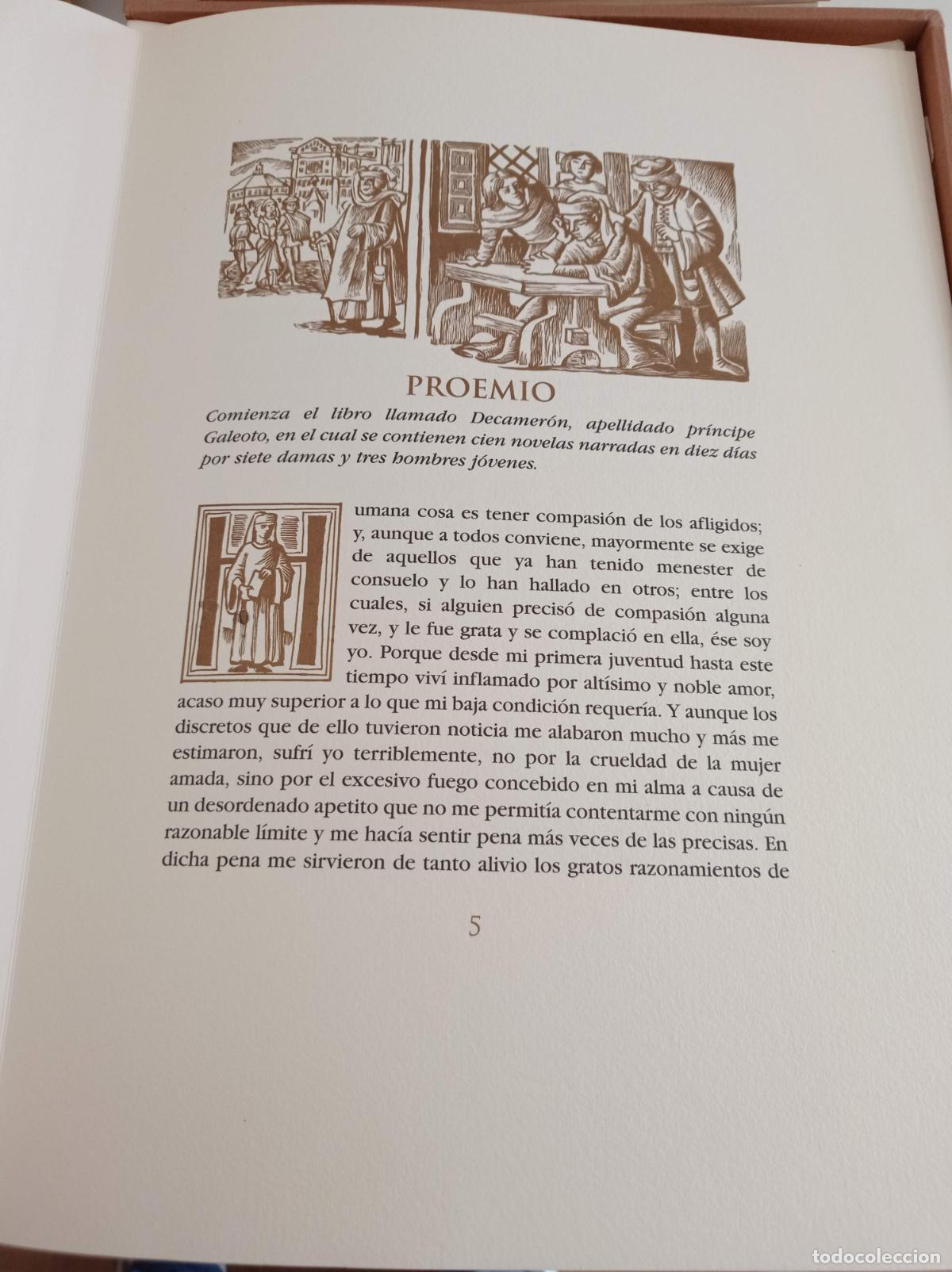Libros de segunda mano: 2000 - BOCCACCIO. EL DECAMERON PRIMERA JORNADA - LIBER EDICIONES, PERELL&Oacute;N - Foto 4