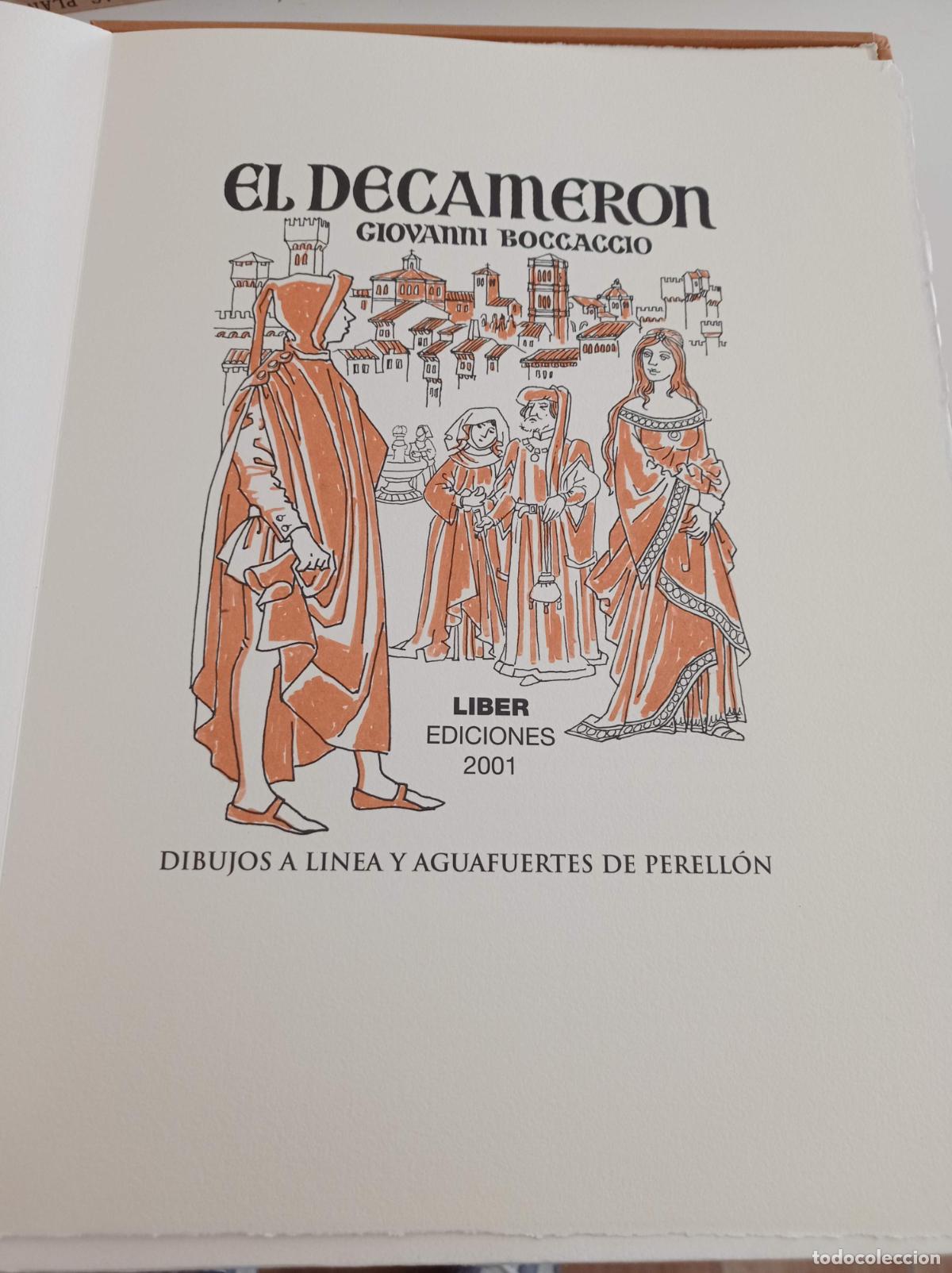 Libros de segunda mano: 2001 - BOCCACCIO. EL DECAMERON JORNADA SEGUNDA - LIBER EDICIONES, PERELL&Oacute;N - Foto 2