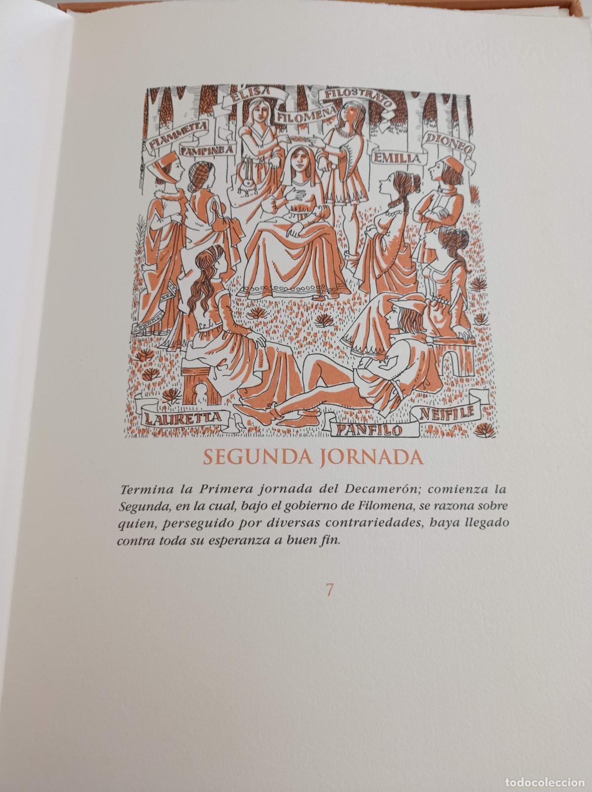 Libros de segunda mano: 2001 - BOCCACCIO. EL DECAMERON JORNADA SEGUNDA - LIBER EDICIONES, PERELL&Oacute;N - Foto 4
