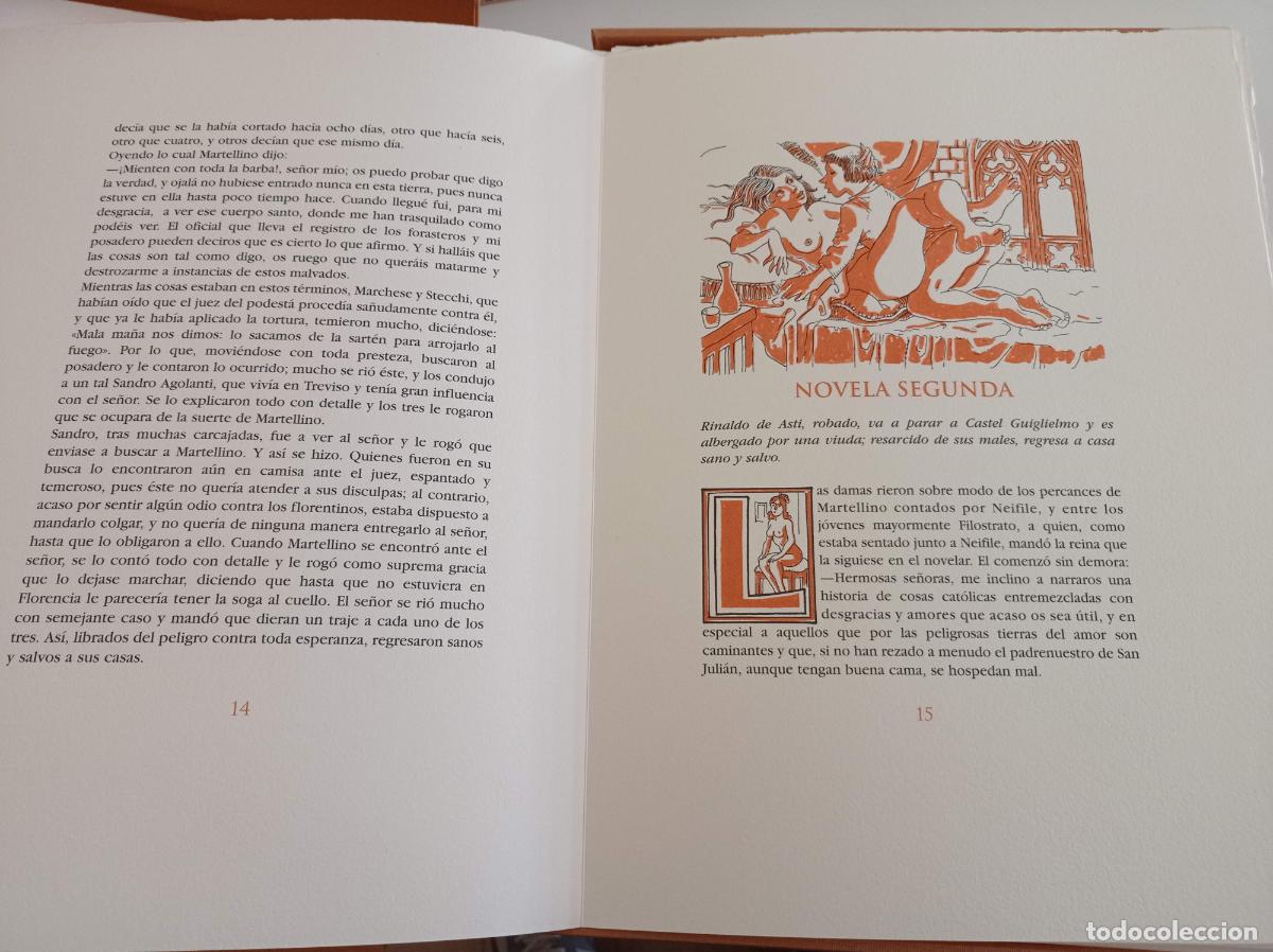Libros de segunda mano: 2001 - BOCCACCIO. EL DECAMERON JORNADA SEGUNDA - LIBER EDICIONES, PERELL&Oacute;N - Foto 7