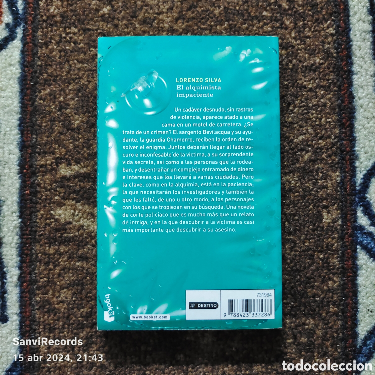 Libros de segunda mano: EL ALQUIMISTA IMPACIENTE (LORENZO SILVA) - Foto 2