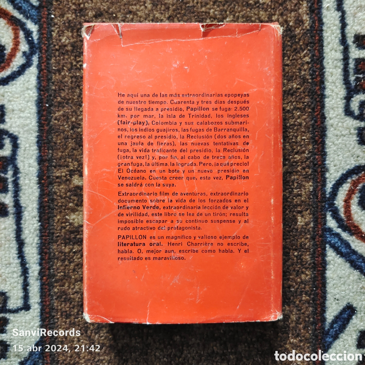 Libros de segunda mano: PAPILLON (HENRI CHARRI&Egrave;RE) (PLAZA & JANES) - Foto 4